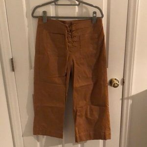 Made well lace front wide leg pants